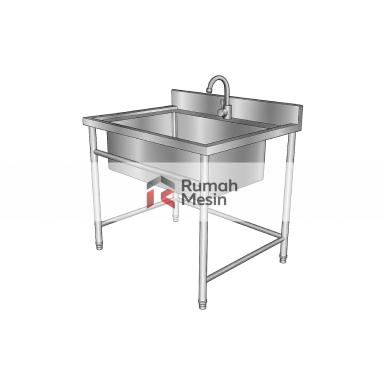 cara mengatur area cuci piring 1 bak