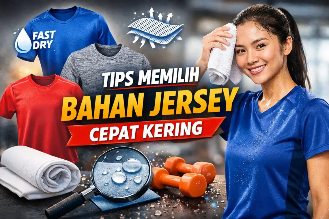 Tips mengetahui bahan jersey cepat kering