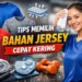 Tips mengetahui bahan jersey cepat kering