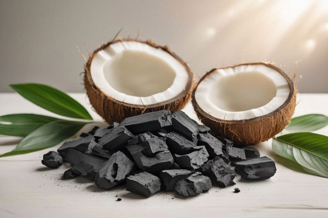 natural coconut shell charcoal
