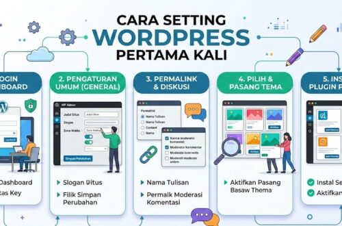 cara setting wordpress pertama kali