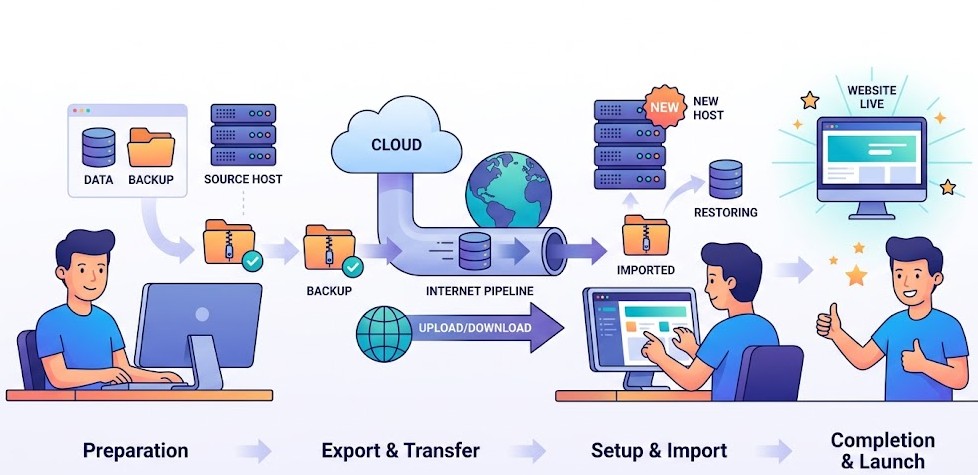 cara migrasi website WordPress